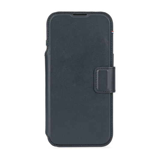Decoded Lommebokdeksel i skinn med MagSafe til iPhone Air - Navy