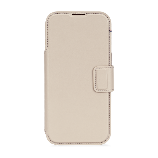 Decoded Lommebokdeksel i skinn med MagSafe til iPhone Air - Clay