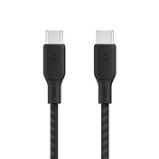 Belkin USB-C til USB-C 100W Vevd Ladekabel 3m - Svart