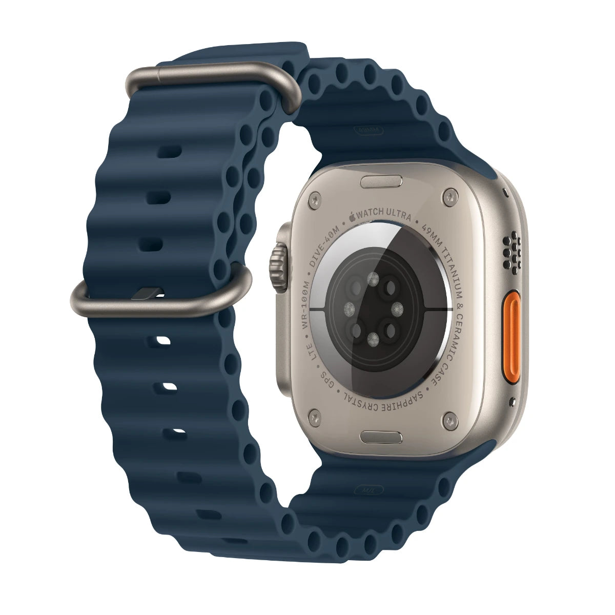 Apple Watch Ultra 2 GPS + Cellular 49mm Natural Titanium Case with Blue Ocean Band