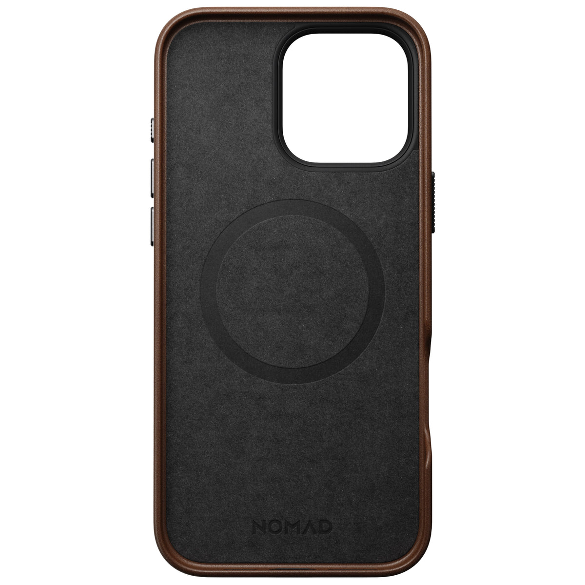 Nomad Traditional Case MagSafe Skinndeksel til iPhone 16 Pro Max - Brun