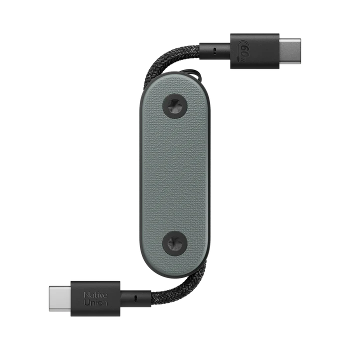 Native Union Pocket Cable USB-C til USB-C Ladekabel - Grønn