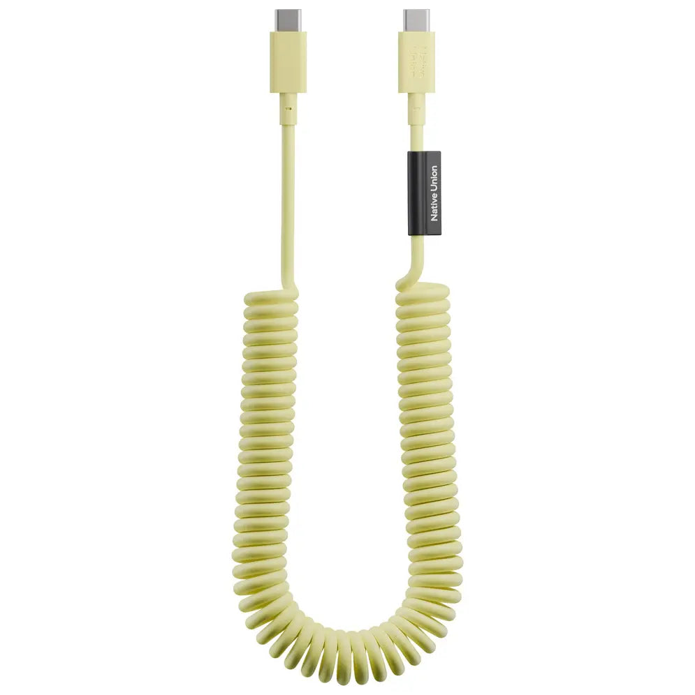 Native Union 2,4m Pop USB-C Ladekabel - Lemon