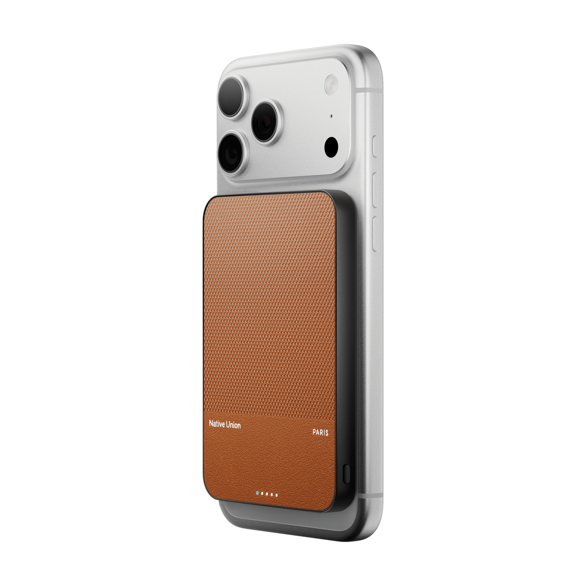 Native Union 5000 mAh SS Magnetisk Powerbank - Tan