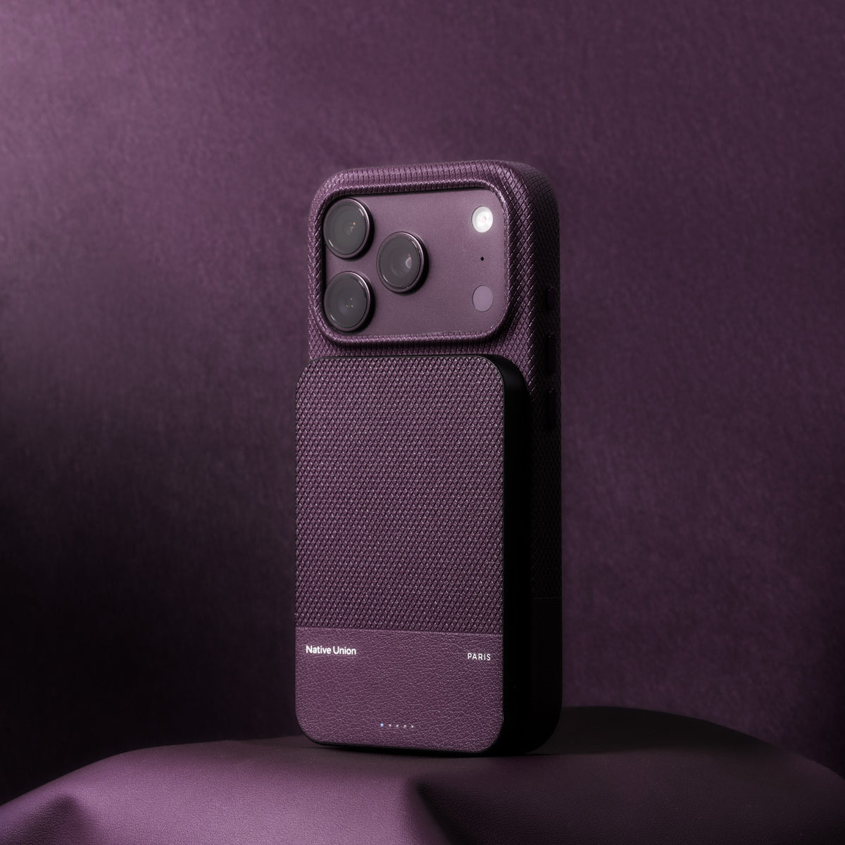 Native Union 5000 mAh SS Magnetisk Powerbank - Burgundy