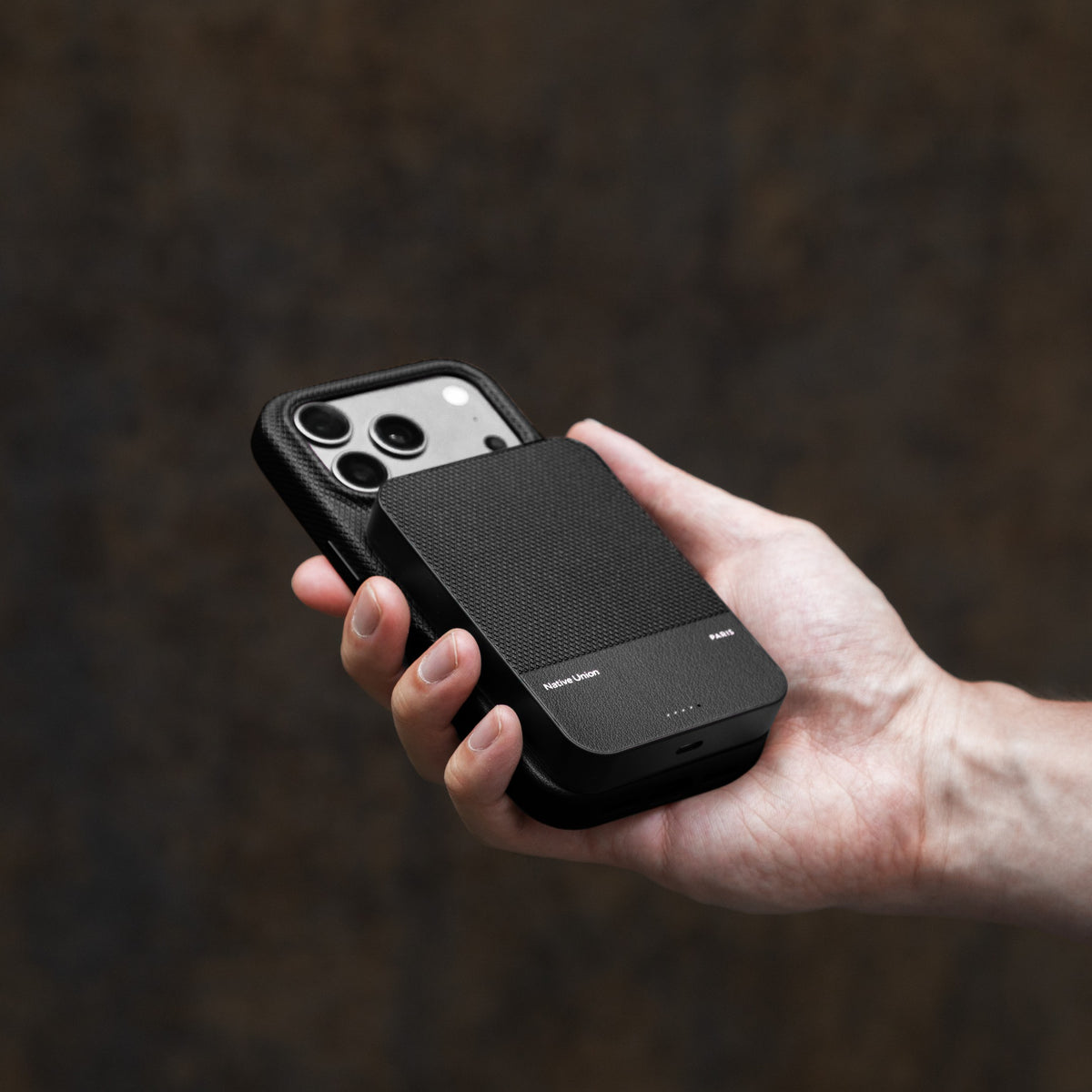 Native Union 10000 mAh SS Magnetisk Powerbank - Black