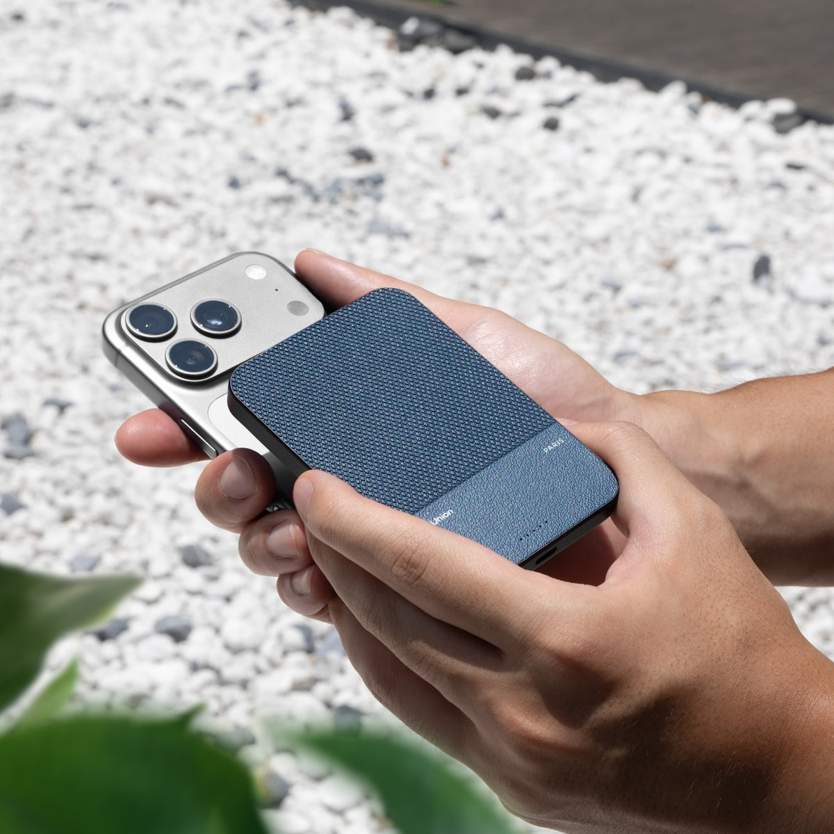Native Union 5000 mAh SS Magnetisk Powerbank - Navy