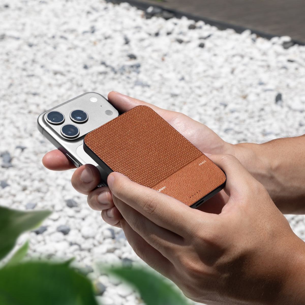 Native Union 5000 mAh SS Magnetisk Powerbank - Tan