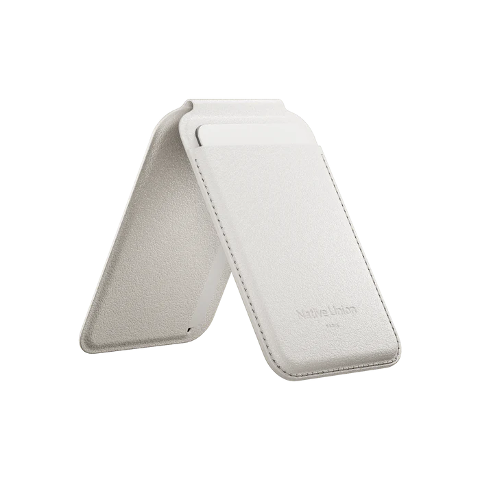 Native Union Magnetisk kortholder med stativ - Sandstone