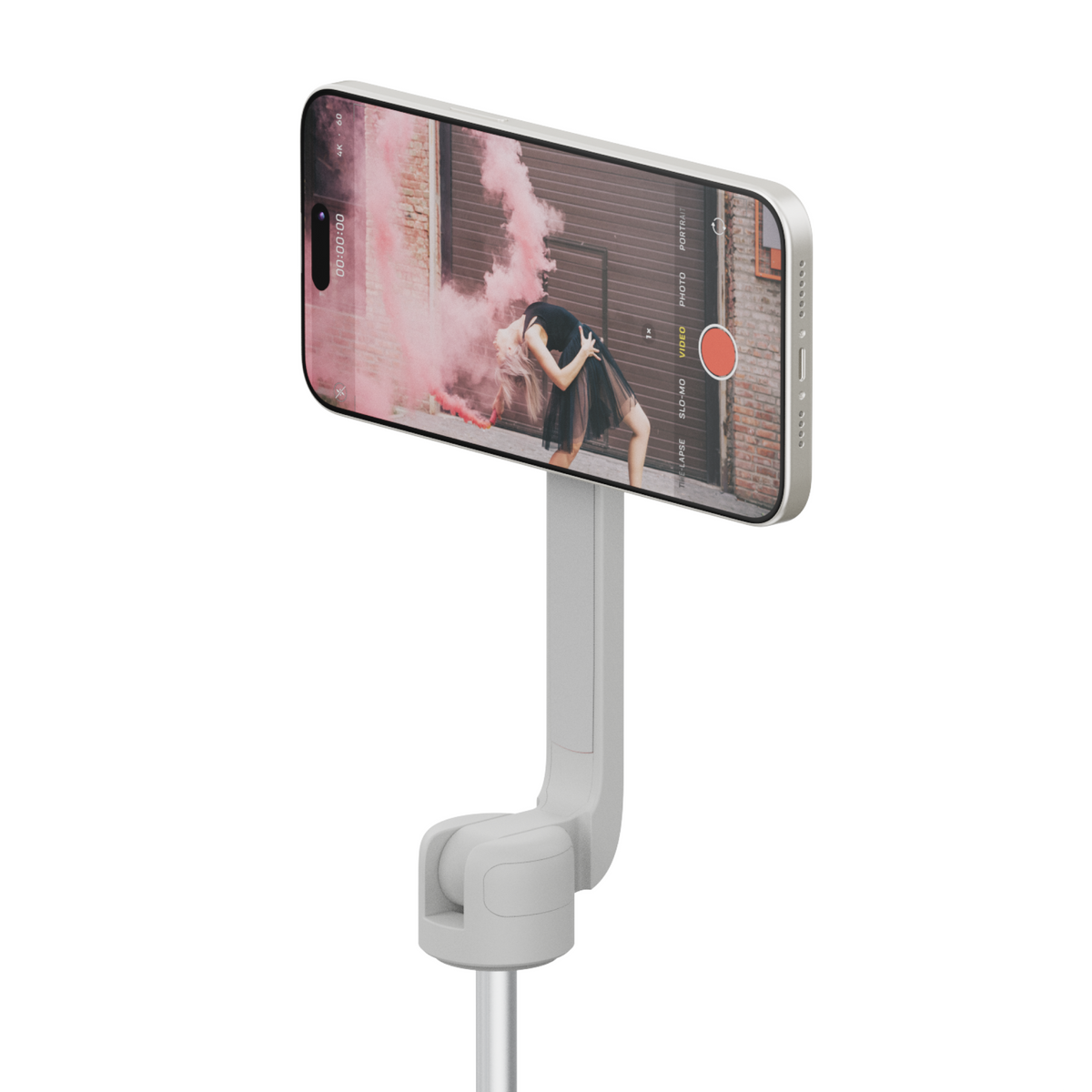 ShiftCam SnapStand Max Justerbar Tripod og Selfiestang til iPhone - Grå