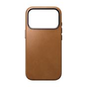 Nomad Traditional MagSafe Skinndeksel til iPhone 18 Pro - Lys brun