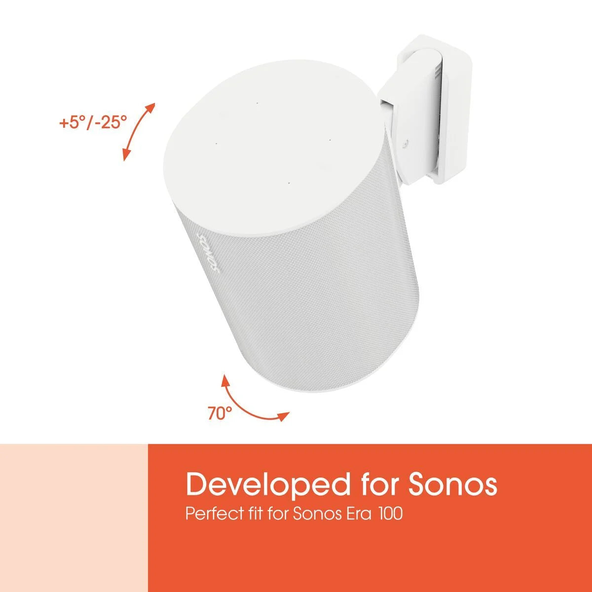 Vogels Veggfeste til Sonos Era 100 - Hvit